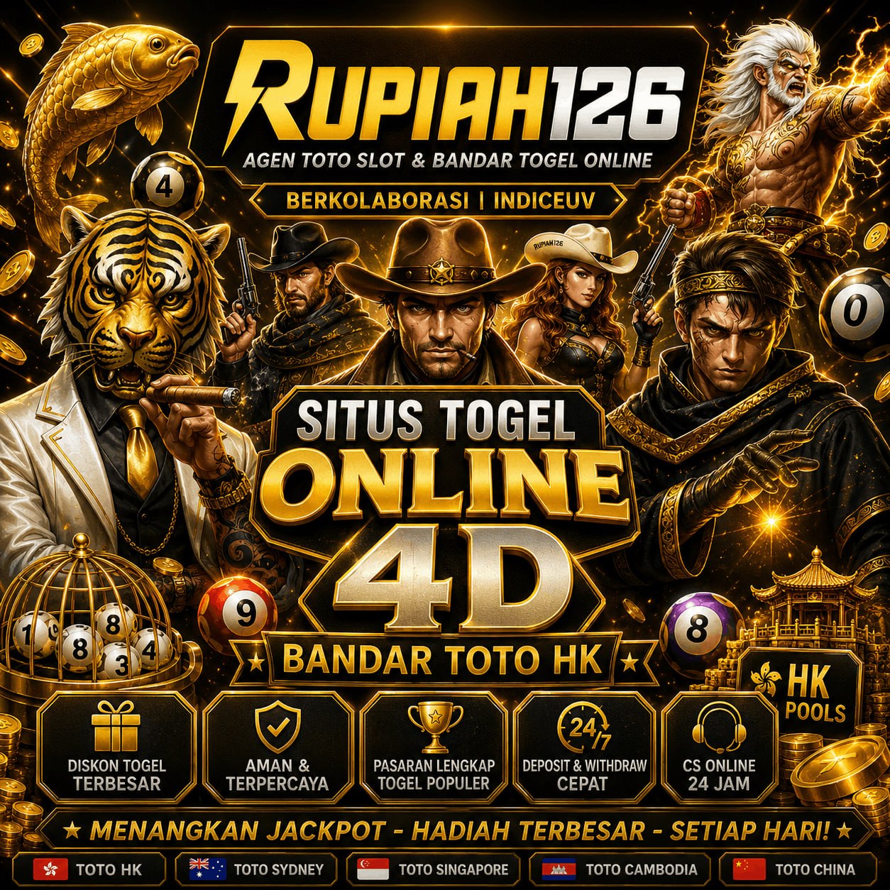 TOTO 4D | Bandar Online RUPIAH126 & Situs Togel Terpercaya Dengan Pembayaran Yang 100% Dibayar Full